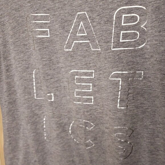 Fabletics Womens Grey Long  Sleeve Shirt Medium - Picture 3 of 4